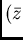 $(/bar{z}$
