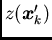 $z({/boma x}_k')$