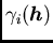 $/gamma_i({/boma h})$