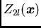 $Z_{2l}({/boma x})$