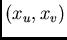 $(x_u, x_v)$