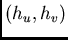 $(h_u, h_v)$