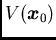 $V({/boma x}_0)$