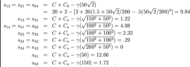 /begin{displaymath}/begin{array}{rcl}
s_{12} = s_{21} = s_{04} & = & C + C_0 - /...
...{0mm}{4.5mm} C + C_{o} - /gamma(150) = 1.72 / / / .
/end{array}/end{displaymath}