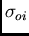 $/sigma_{oi}$