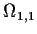 $\Omega_{1,1}$